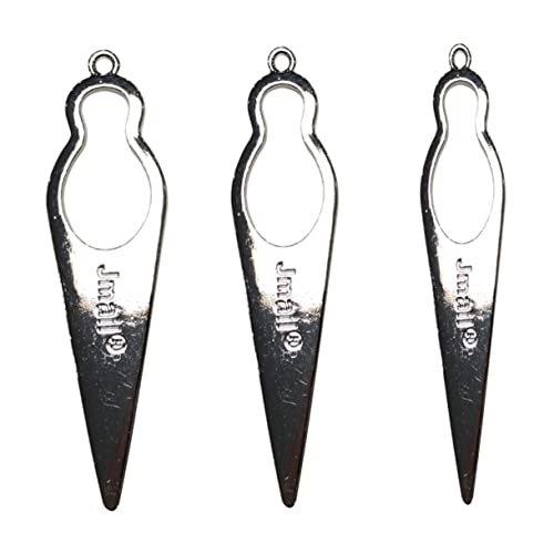 Vaguelly 3 Stück Perücke weben häkeln crochet needle crochet hooks Werkzeuge für Zöpfe Windel -Dread -Tool werkzeug zum sperren von haaren Häkelnadel Zopf stricken häkeln Silver von Vaguelly