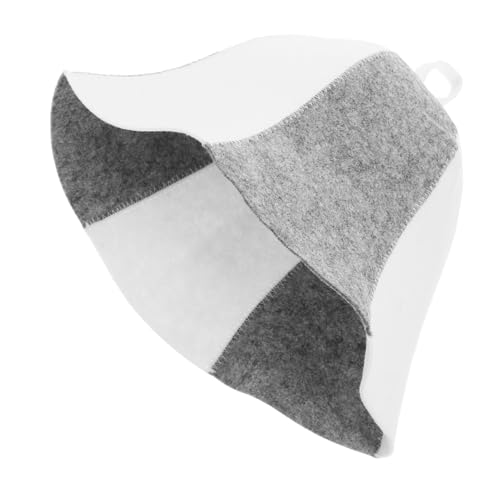 Vaguelly 3stücke Filz Sauna-hüte Atmungsaktive Dicke Kappen Für Sauna Und Bad Schutz Für Haare Und Kopf Unisex Design Für Herren Und Damen von Vaguelly