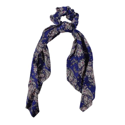 Vaguelly 3 Stück Teiliges Retro Scrunchy Haargummis mit Langem Chiffon Haarband Modische Haarringe für Frauen und Mädchen Vielseitige Pferdeschwanzhalter in Zufälligen Zufällige Farbe von Vaguelly