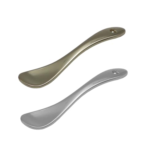 Vaguelly Cremeportionierer Aus Zinklegierung Löffel Maskenlöffel Schaufel Für Schönheitsprodukte Hautpflegewerkzeuge Für Zuhause Und Unterwegs von Vaguelly