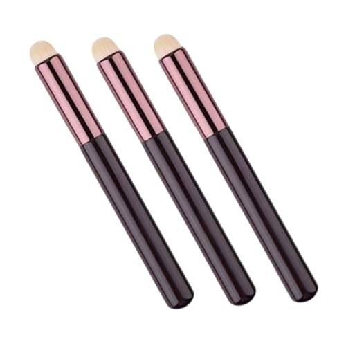 Vaguelly 3stücke Teiliges Lippenpinsel Kunstfaser Multifunktionaler Smudge Brush Für Lippenstift Lip Gloss Und Concealer Für Präzises Makeup Und Kreative Looks von Vaguelly