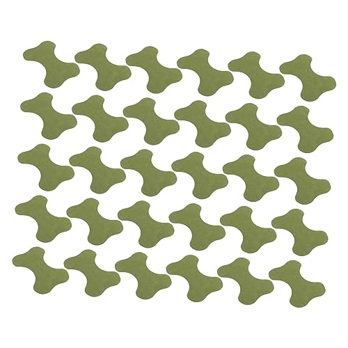 Vaguelly 30 Blatt Blanko Moxa Aufkleber Kleine Selbstklebende Pflaster Für Akupunktur Tragbare Haushaltspflaster Hautfreundliches Material Zufällige Farben von Vaguelly