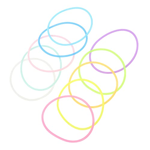 Vaguelly 30 Stück Nachtleuchtende Silikonbänder Multifunktionale Haargummis und Armbänder in Bunten Farben für Mädchen als Dekoration und von Vaguelly