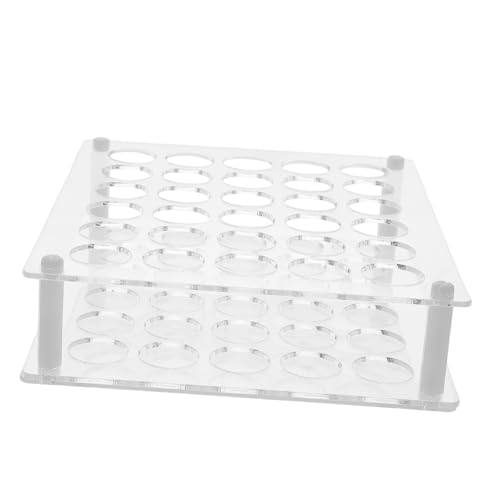 Vaguelly 30 -präsentationsständer Steht Container Schlüssel Lippenorganisator -organizer Lagerung Klein Make-up-organizer Für Den Schreibtisch Halter Weiß Acryl von Vaguelly