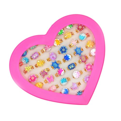 Vaguelly 36St Kinderringe mädchenspielzeug toys girl toys gifts for toys for Mädchen Spielzeug Partyzubehör Mädchen Ringe Schmuck Spielzeug Sortimentsring Partybedarf von Vaguelly