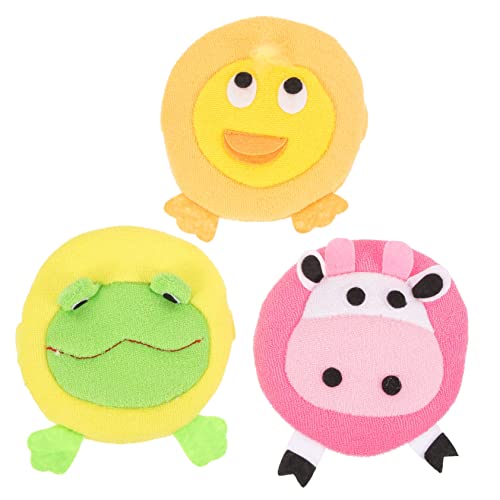 Vaguelly 3er-pack Badeschwämme Sanfte Duschschwämme Badetücher Für Jungen Und Mädchen Säuglinge Neugeborene Kleinkinder von Vaguelly