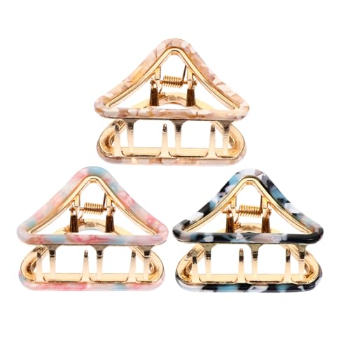 Vaguelly 3stücke Haarspangen Retro Haarklammer Haarschmuck Kopfbedeckung Für Frauen Haarklammer Elegante Zubehör Für Mädchen von Vaguelly