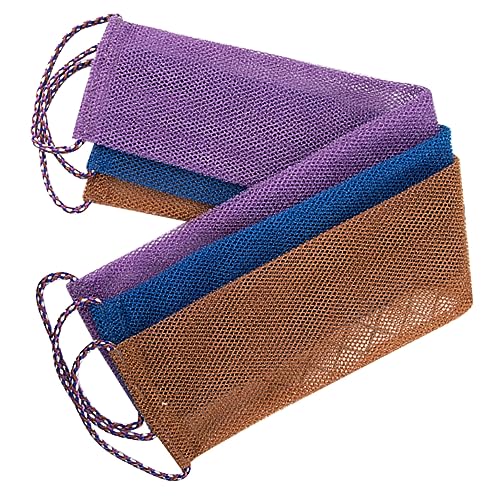 Vaguelly 3stücke Teiliges Rückenpeeling Tücher Exfolierende Badetücher Hautpflege Für Gründliche Von Rücken Schultern Und Nacken von Vaguelly