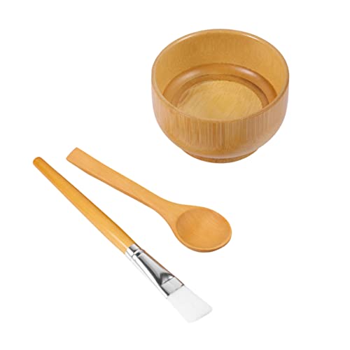 Vaguelly 3stücke Diy- -mischschüssel Aus Mit Pinsel Und Löffel Für Kosmetik-werkzeuge Wiederverwendbar Für Hautpflegeprodukte von Vaguelly