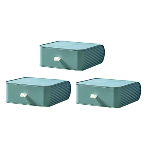 Vaguelly 3er-box Aufbewahrungskiste Veranstalter Make-up-organizer Behälter Schönheit Halter Inhaber Locken Produkt Kreative Aufbewahrungsbox Plastik von Vaguelly