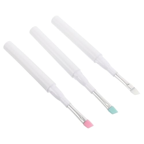Vaguelly 3stücke Teiliges -augen-make-up-pinsel Staubschutzkappen Für Lidschatten Wimperntrennung Und Augencreme-anwendung Wiederverwendbar Und Leicht Zu Reinigen von Vaguelly