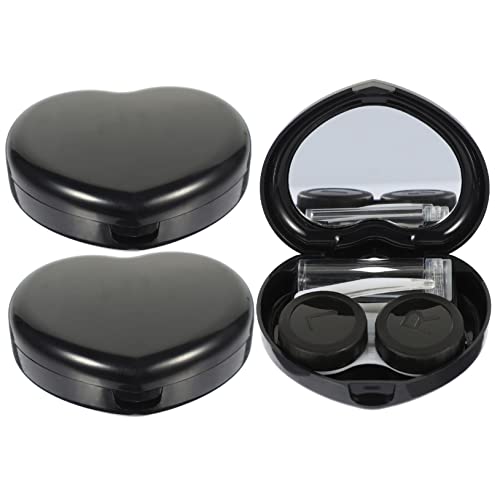 Vaguelly 3sätze Reise-kontaktlinsen Spiegel Tragbare Leichte Aufbewahrungsbox Für Kontaktlinsen Im Teiliges Für Unterwegs Für Damen Und von Vaguelly
