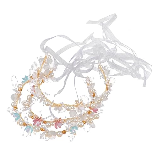 Vaguelly 3stücke Teiliges Set Perlen-blumenkranz Haarband Für Mädchen Hochzeits Und Fotografie-accessoires Geeignet Für Blumenmädchen Weiß Rosa Und Blau Vaguelly 3stücke Teiliges Set Perlen-blumenkranz Haarband Für Mädchen Hochzeits Und Fotografie-accessoires Geeignet Für Blumenmädchen Weiß Rosa Und Blau von Vaguelly