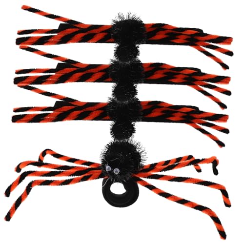 Vaguelly 4 Stück Teiliges Halloween Spinnen Slap Band Kreative Party für Halloween Feiern Zubehör für Kindergeburtstage und Partys von Vaguelly
