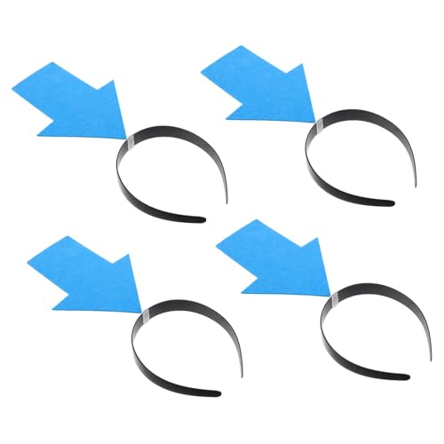 Vaguelly 4 Stück Teiliges Kopfband Lustige Verstellbare Haarreifen Leichte Festival-party Haaraccessoires für Halloween Weihnachten Geburtstag Cosplay und Fotoshootings von Vaguelly