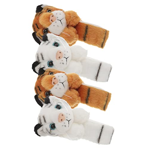 Vaguelly Stofftier-schlagarmbänder-set Tiger-schlagband-spielzeug Für Jungen Und Mädchen 4-teilig von Vaguelly