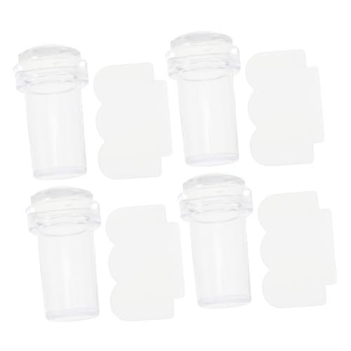 Vaguelly 4 Teiliges Nagelstempel Werkzeug Pediküre Werkzeuge Nagelstempelplatten Nagelbohrer Fingernägel Aufkleber Nagelkunst Stempel Nagelstempel Nagelstäbchen Nagelkunst von Vaguelly
