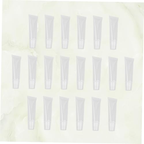 Vaguelly 40 Stück Lippenbalsam Tuben Transparent Weich Auslaufsichere Lippenpomade Behälter Wiederverwendbar Geruchlos für DIY Lipgloss Kosmetik Nachfüllbehälter für Frauen und Mädchen von Vaguelly