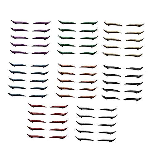 Vaguelly 40Paare Wiederverwendbare Augenaufkleber für Doppelte Augenlider Unsichtbare Eyeliner Streifen für Einfaches Make Up Praktische Make Up Tools Farben von Vaguelly