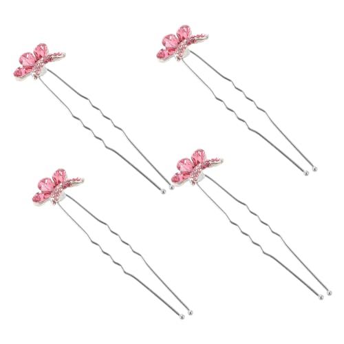 Vaguelly 4Stücke Braut Haarnadeln Schmetterlings Haarspangen Dekorative Haarnadeln für Hochzeitsfrisuren für Damen von Vaguelly