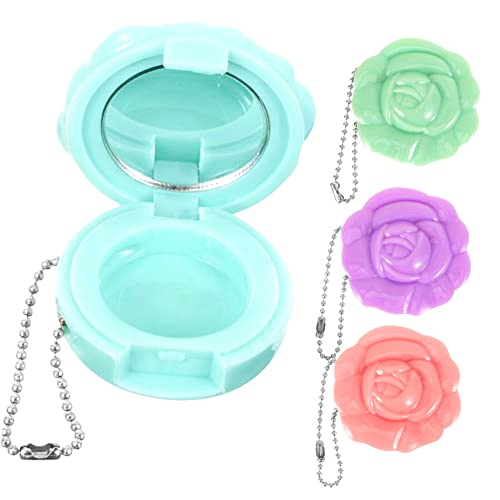 Vaguelly 4stücke Leere Lidschatten Lippenstift-behälter Mit Rosen-design Wiederverwendbare Kosmetik-container Für Damen Und Mädchen Für Reisen Und Aufbewahrung Von Make-up von Vaguelly