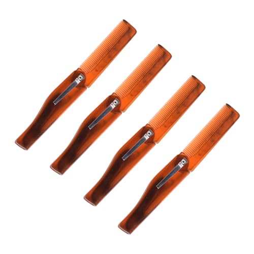 Vaguelly 4stücke Klapp Haar Kamm Für Männer Styling Werkzeug Aus Kunststoff Friseur Kämme Für Trockenes Und Nasses Haar von Vaguelly