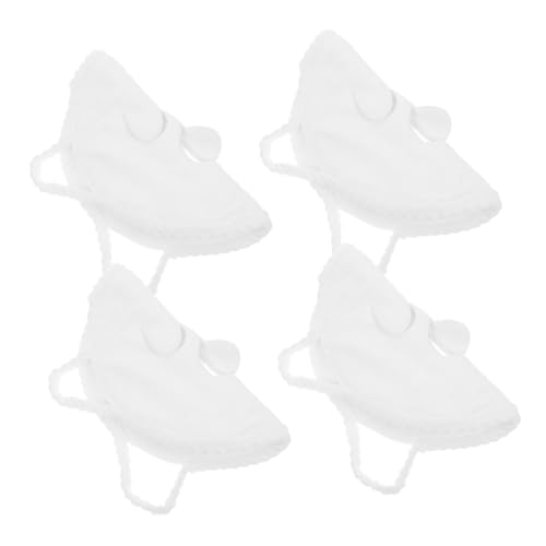 Vaguelly 4stücke Gesichtshandtuchmaske Heiß Und Kalt Dampfer Feuchtigkeitsspendend Hautpflege Spa-handtuch Korallenvlies von Vaguelly