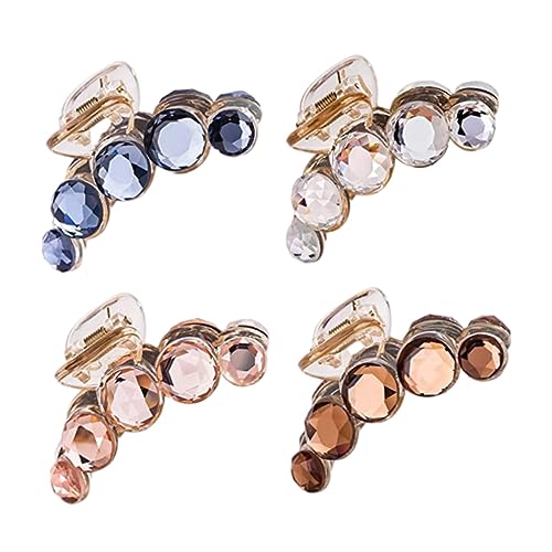Vaguelly 4stücke Haarspange Mit Kristallen Für Damen Mädchen Haarschmuck Frauen Haar Clip Decor Zarte Haarspange Für Verschiedene Anlässe von Vaguelly