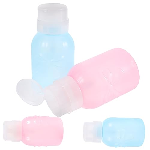 Vaguelly 4stücke Nagellackentferner Pumpflaschen 250ml Tragbare Druckspender Bpa Frei Für Make up Entferner Und Flüssigkeiten von Vaguelly