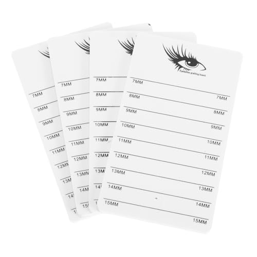 Vaguelly 4stücke Wimpernverlängerungstablett Aus Acryl Wimpernhalter Für Falsche Wimpern Organizer Mit Ständer Präsentationstafel Für Wimperntransplantation Wimpernapplikator Salon von Vaguelly
