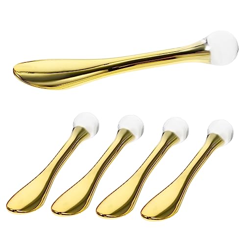 Vaguelly 5 Stück Professioneller Teiliges Augencreme Löffel aus Tragbares Massage Tool zur Faltenreduktion Schwellungen und Augenringen Praktischer für Bessere Cremeaufnahme von Vaguelly