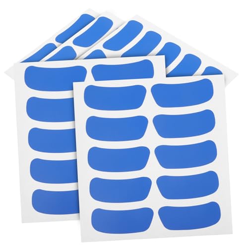 Vaguelly 50blätter Sport Augen Aufkleber Atmungsaktive Fan Sticker Für Fußball Baseball Und Softball Tragbare Und Abnehmbare Augenstreifen Für Wettkämpfe von Vaguelly