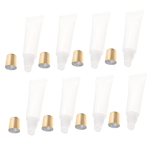Vaguelly 50 Stück Lippenstift Tube Lip Gloss Tubes Lipglossbehälter Lippenstiftbehälter Lippenstifttuben Lippenkosmetikbehälter Balsam leer Schläuche Probenröhrchen Lippenstift Gloss Tube von Vaguelly