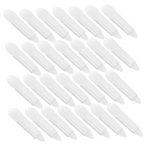 Vaguelly 50stücke Silikon-lippenstift-applikator Make-up-tool Für Lippen Wiederverwendbarer Silikonpinsel Kleiner Applikator Für Lidschatten Transparente Lippenapplikation von Vaguelly