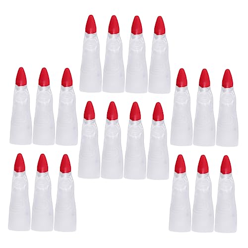 Vaguelly 50stücke Halloween Diy Fake Nails Weiße Nachtleuchtende Fingernagelabdeckung Für Kostümparty Scary Und Lustige Hexennägel Für Cosplay Und Halloween Deko von Vaguelly