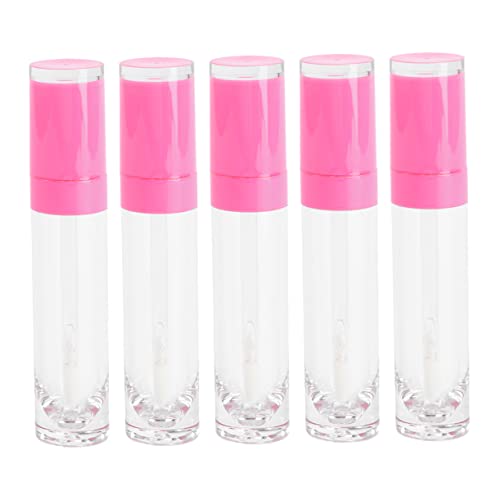 Vaguelly 5stücke Leere Lip Gloss Fläschchen Nachfüllbare Behälter Für Lippenflüssigkeiten Für Reisen Praktische Aufbewahrung Für Lippenöl Und Lipgloss von Vaguelly