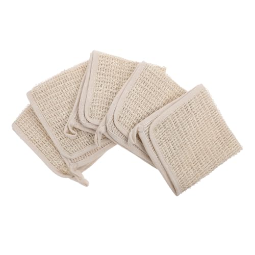 Vaguelly 5stücke Rücken Peeling Handtuch Duschzubehör Mit Langen Griffen Für Gründliche Reinigung Und Schaum Weich Und Langlebig Für Männer Und Frauen von Vaguelly