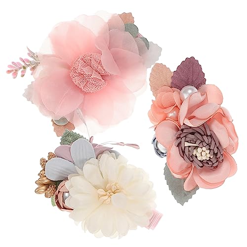 Vaguelly 6 Stück Blumen Haarspange Mädchen Haarschleifen Große Haarspangen Goody Haarspangen Für Frauen Haarspange Mädchen Haarspange Haarnadel Kleinkind Clips Haar Accessoires von Vaguelly