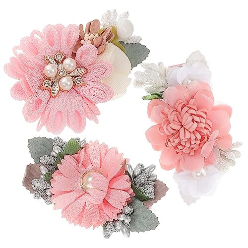 Vaguelly 6 Stück Blumen Haarspangen Haarspangen Für Kleinkinder Mädchen Haar Accessoires Kinder Haarklammern Haar Accessoire Für Mädchen Kleinkind Clips Stoff von Vaguelly