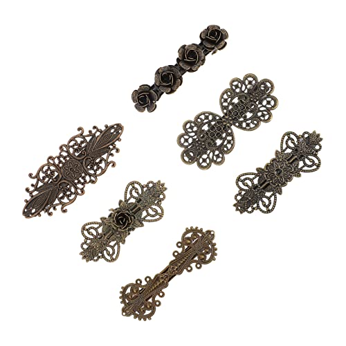 Vaguelly 6stücke Frühling Haarspangen Für Mädchen Kreative Haarspange Haarschmuck Für Verschiedene Frisuren Glattes Haar Lockiges Haar Pferdeschwanz Geflochtenes All-match-stil Kleid von Vaguelly