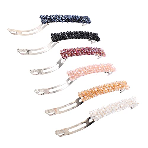 Vaguelly 6stücke Haarspangen Federspangen Damen Kopf Schmuck Haar Zubehör Für Frauen Simple Frisur Fixierung Alltag Reisen von Vaguelly