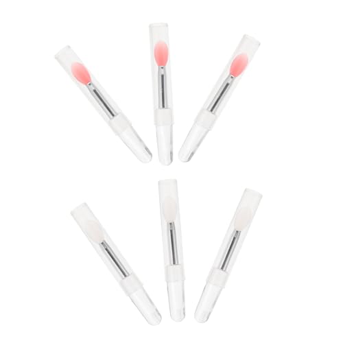Vaguelly 6stücke Silikon Lippenpinsel Mit Kosmetikpinseln Für Make-up Für Lidschatten Und Lippenstift-anwendung Praktisch Und Langlebig von Vaguelly