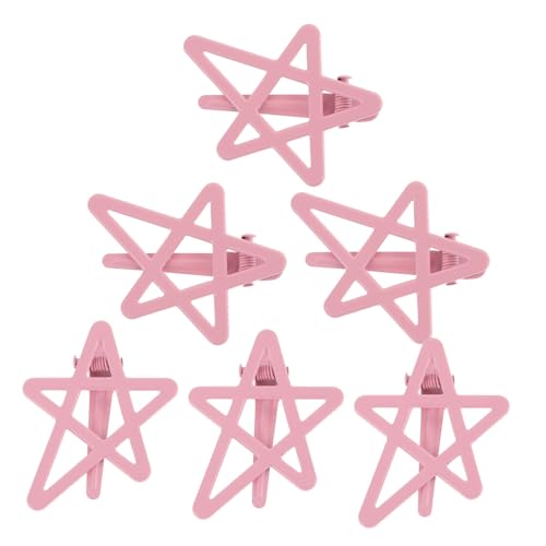 Vaguelly 6 Stück Stern Haarclips Haarklammern Sterne Form Modisch Vielseitig Für Frauen Teenager Für Alltag Festival von Vaguelly