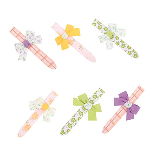 Vaguelly 6 Stück Teiliges Haarschmuck für Kleinkinder Haarklammern Hautfreundliche Haarfransen Sticker Bunte Haaraccessoires für Mädchen Einfach zu Verwenden für Kurze Haare und Zöpfe von Vaguelly