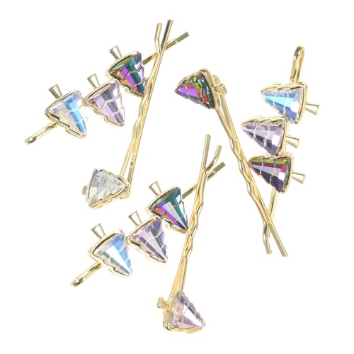 Vaguelly 6 Stück Teiliges Set Haarnadeln mit Weihnachtsbaum Design Langlebige Haarklammern für Frauen Dekorative Bobby Pins für Festliche Frisuren bei Weihnachten Hochzeit und Party von Vaguelly