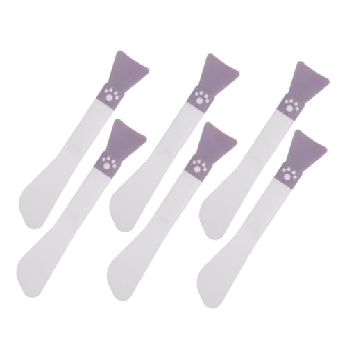 Vaguelly 6 Stück Teiliges Silikon Pinselset Dual Use Maskenapplikator für Präzises Auftragen von Gesichtsmaske für Augenbrauen Wiederverwendbar und Hautfreundlich von Vaguelly