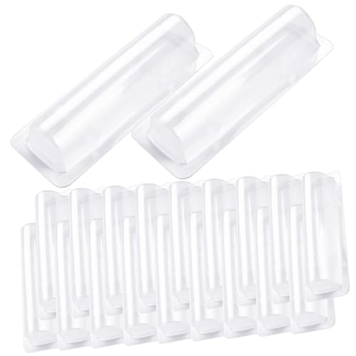 Vaguelly 60 Stück Teiliges Transparenter Lip Balm Halter aus Langlebigem PVC Klare Kunststoffhüllen mit Sichtfenster für Geldscheine und Karten Kompakt Praktisch für Reisen und von Vaguelly