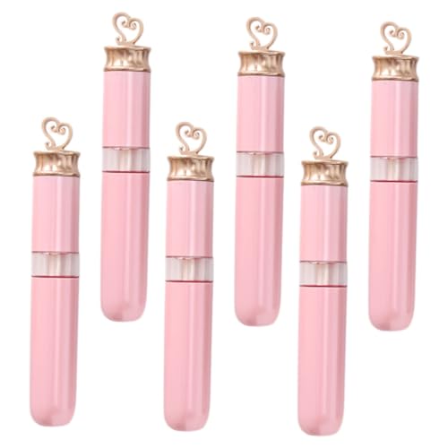 Vaguelly 6stücke Teilige Wiederverwendbare Lipgloss-flaschen Waschbar Und Tragbar Für Diy Lippenbalsam Und Lippenstift Kleine Tube Geeignet Für Frauen von Vaguelly