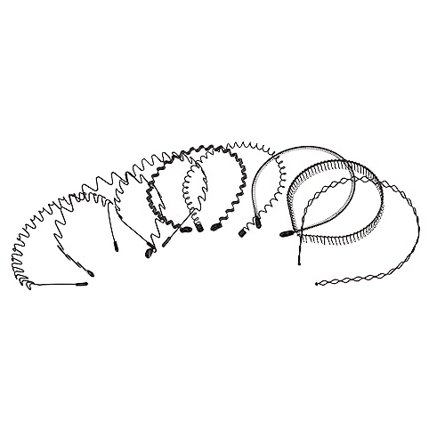 Vaguelly 8 Stück Stirnband -Haarnadel -Set haarband set elastische haargummi Haarband-Set Männer Haarreifen wellige Haarbänder wellenförmiges Haarband Haarbänder für den Mann Metall Black Vaguelly 8 Stück Stirnband -Haarnadel -Set haarband set elastische haargummi Haarband-Set Männer Haarreifen wellige Haarbänder wellenförmiges Haarband Haarbänder für den Mann Metall Black von Vaguelly