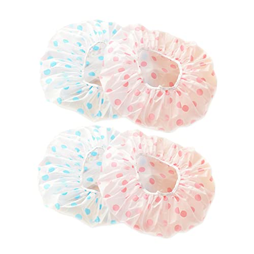 Vaguelly 8 Stücke Duschhut Wasserdichte Badekappe Niedliche Frauen Rosa Mode Badezimmer Größe Erwachsene Material Duschhauben Badehut Badehut von Vaguelly